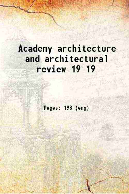 Academy architecture and architectural review 19 19
