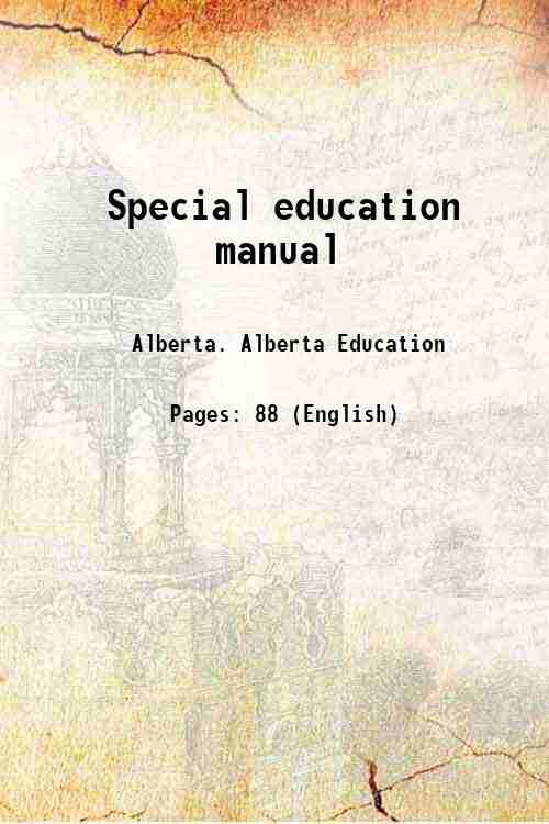 Special education manual 