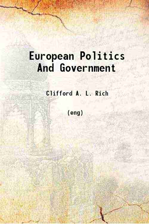 European Politics And Government 