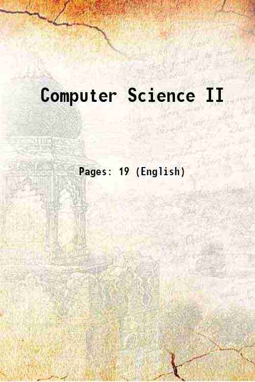 Computer Science II 
