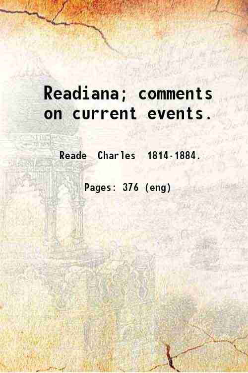Readiana; comments on current events. 