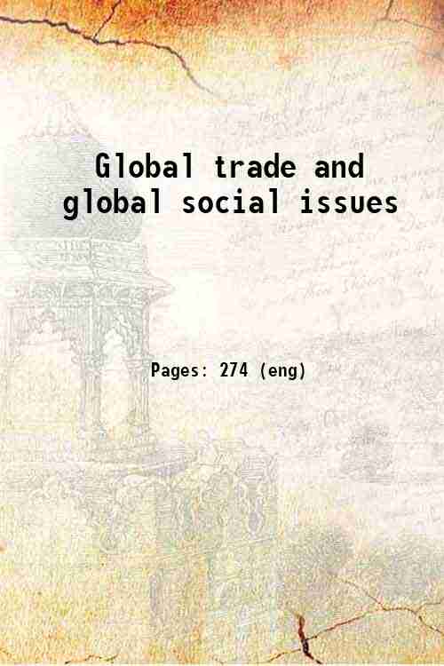 Global trade and global social issues 
