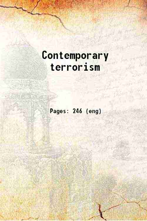 Contemporary terrorism 