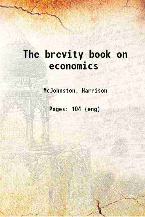 The brevity book on economics 