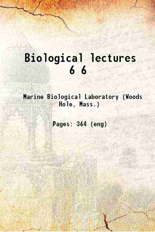 Biological lectures 6 6