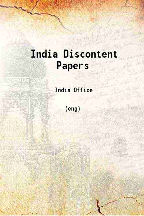 India Discontent Papers 