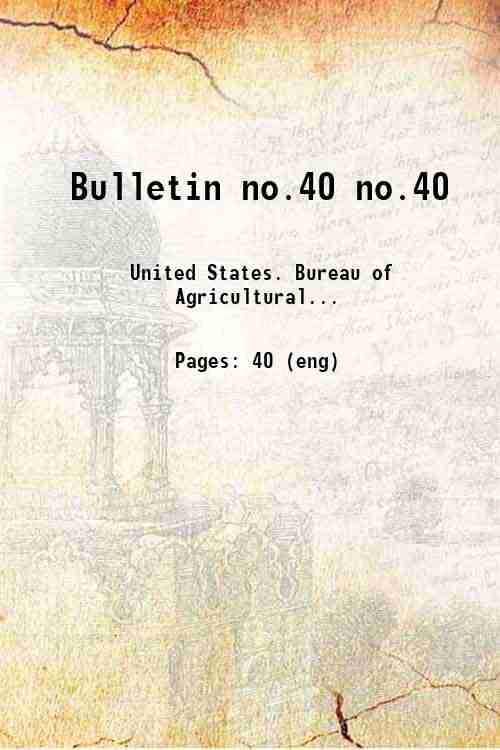 Bulletin no.40 no.40
