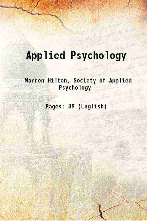 Applied Psychology 