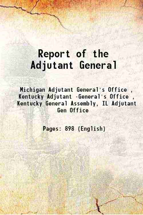 Report of the Adjutant General 