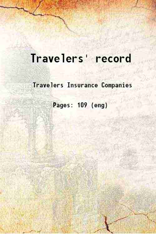 Travelers' record 