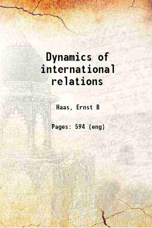 Dynamics of international relations 