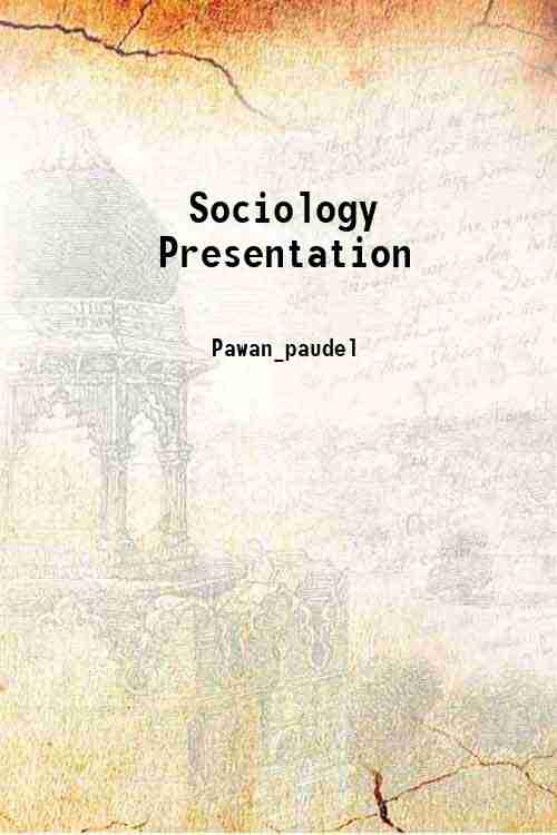 Sociology Presentation 