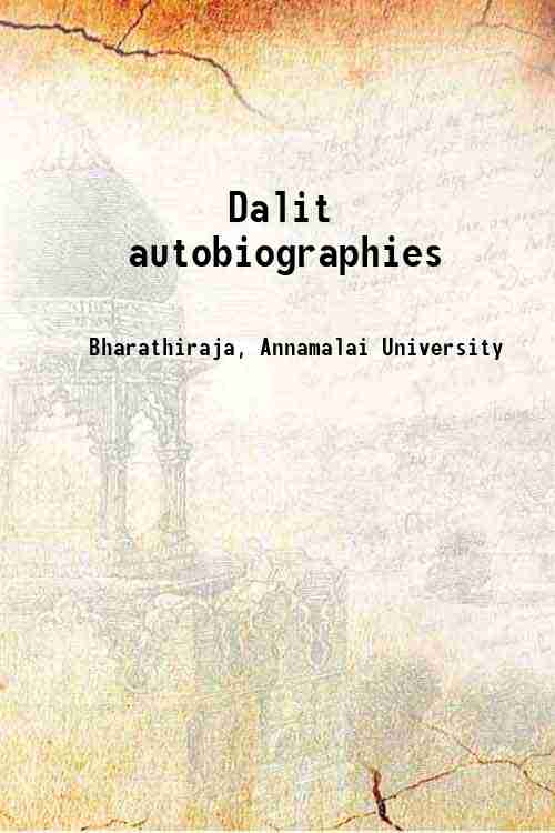 Dalit autobiographies 