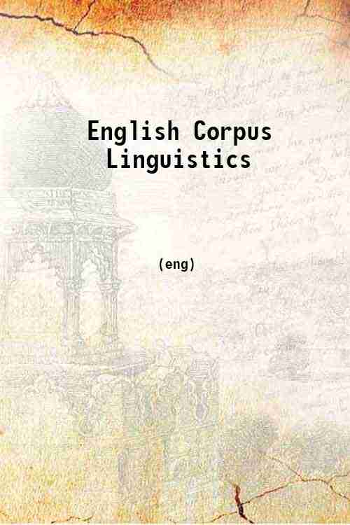 English Corpus Linguistics 
