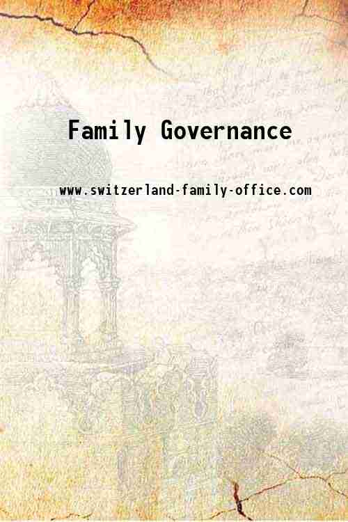 Family Governance 