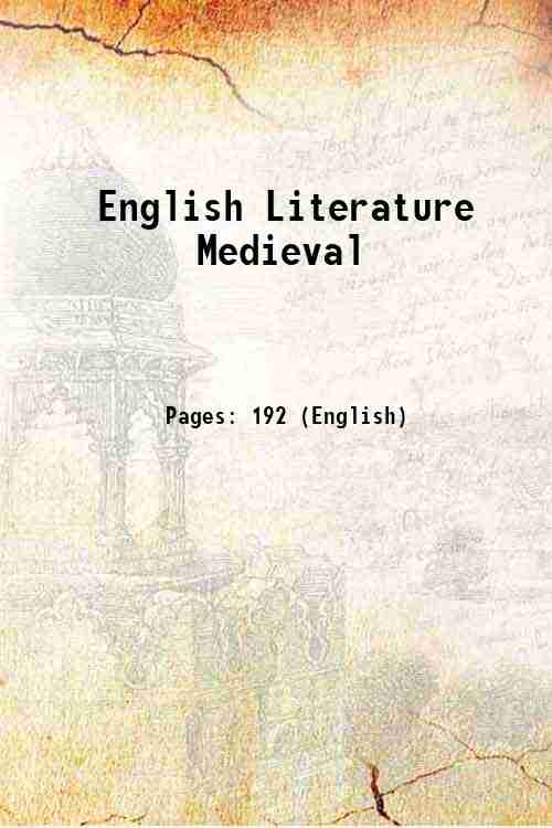 English Literature Medieval 