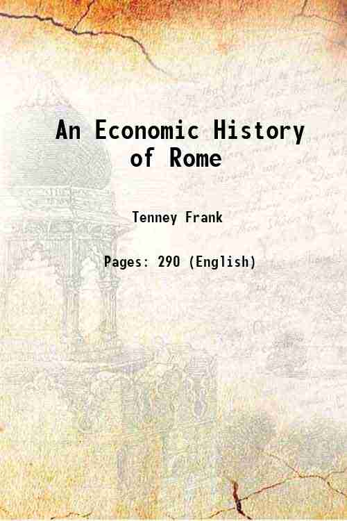 An Economic History of Rome 