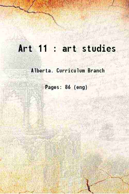Art 11 : art studies 