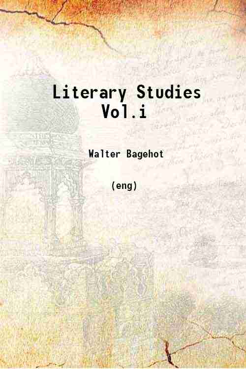 Literary Studies Vol.i 