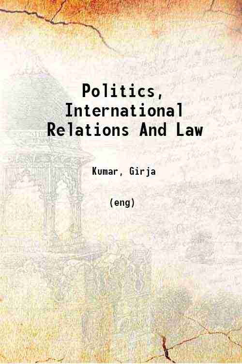 Politics, International Relations And Law 
