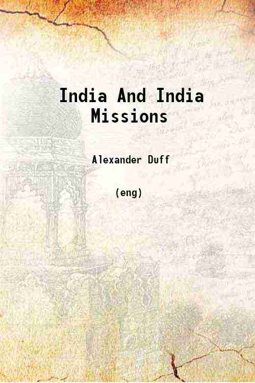 India And India Missions 