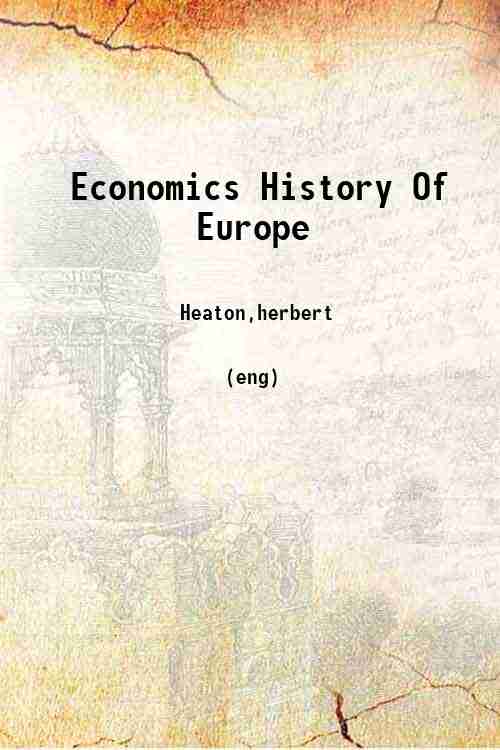 Economics History Of Europe 