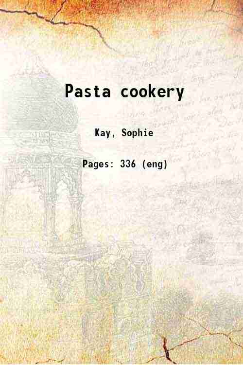 Pasta cookery 