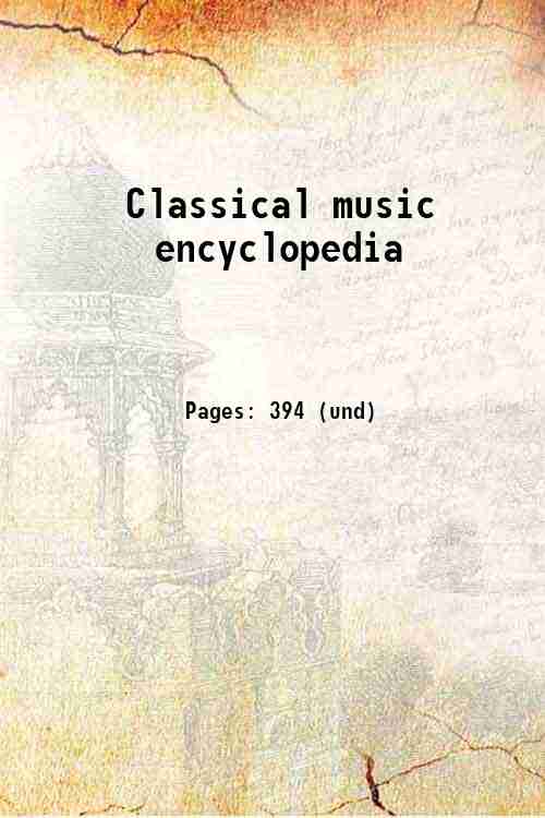 Classical music encyclopedia 