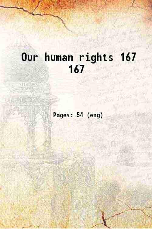 Our human rights 167 167