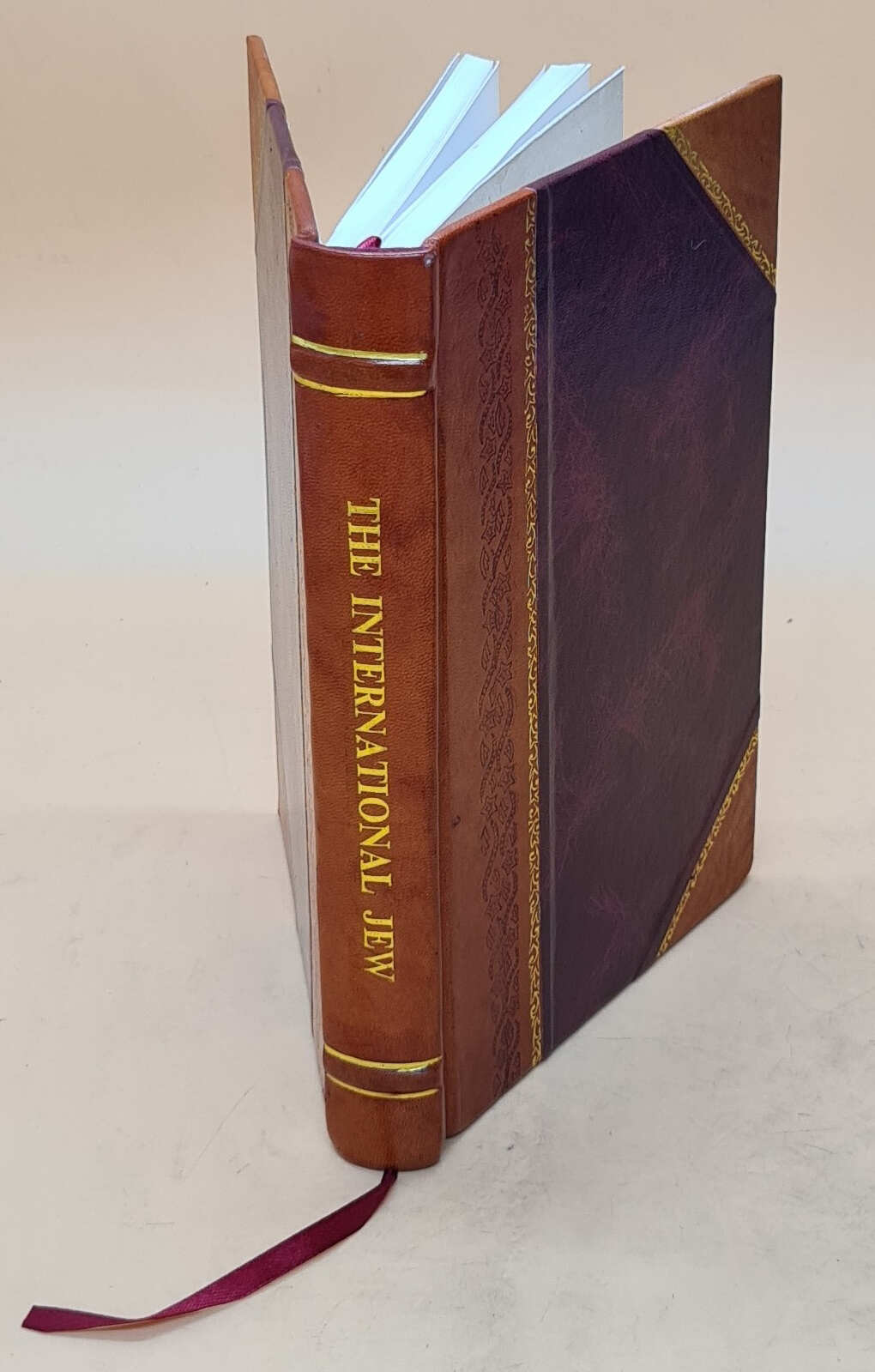 The International Jew the World's Foremost Problem 1920 [Leather Bound]