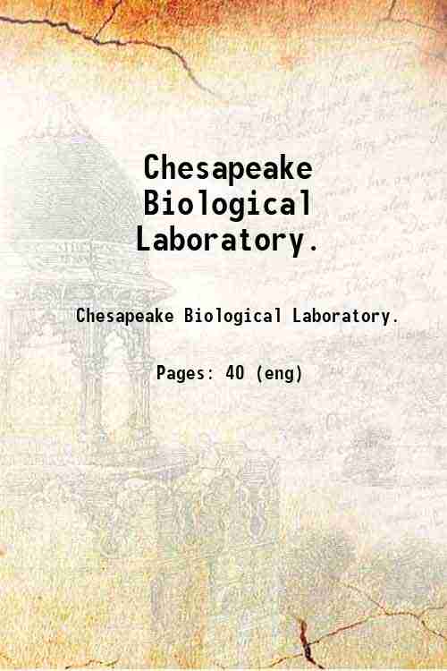 Chesapeake Biological Laboratory. 