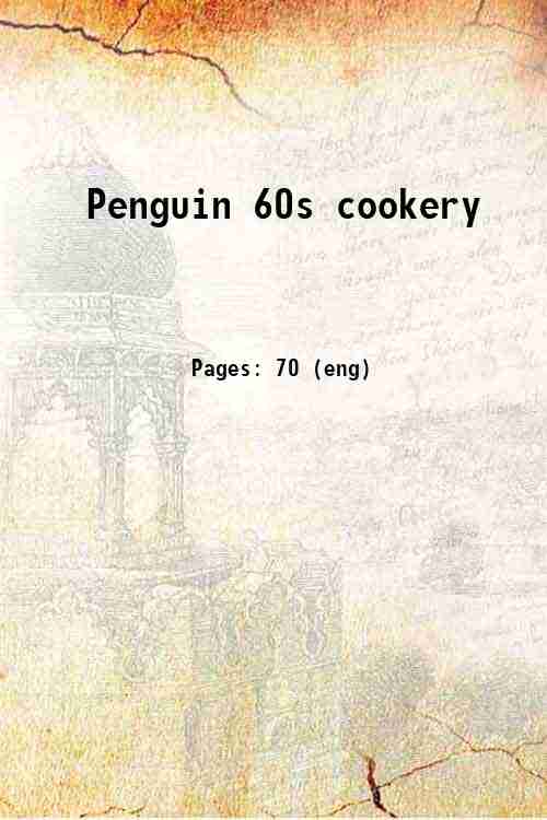 Penguin 60s cookery 